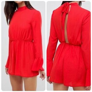 ASOS open back party romper